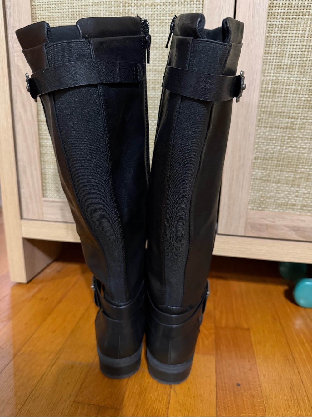 BareTraps Black Over-the-Knee Riding Boots - Picture 3 of 8